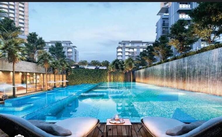Swimming Pool, godrej-palm-retreat 2 Bedroom 1300 Sq.Ft. Apartment In Sector 150 Noida 9448251