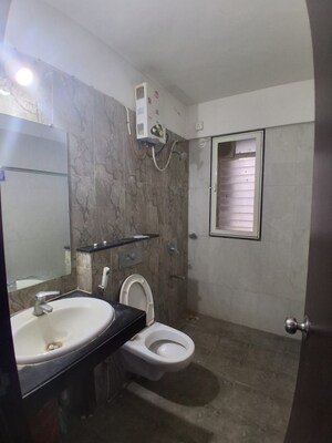 Bathroom in 3 BHK Apartment at Viva Hallmark, Bavdhan – for Rent