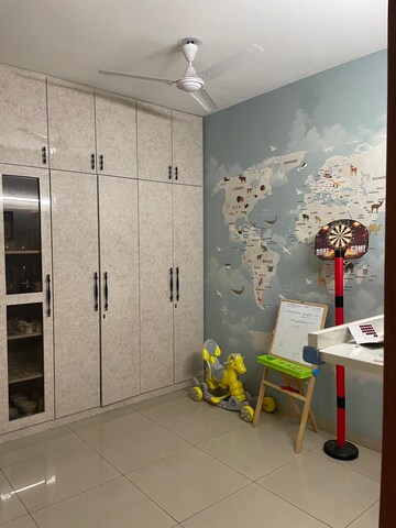 Living Room in 3 BHK Apartment at Emaar Palm Gardens, Sector 83 – for Sale