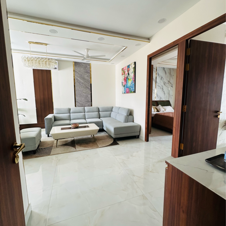 Kitchen, jms-the-majestic 3 Bedroom 1611 Sq.Ft. Apartment In Manesar Sector 9 Gurgaon 9448641
