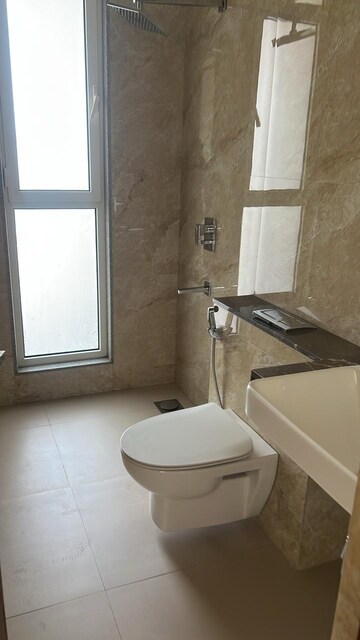 Bathroom in 3 BHK Apartment at Sagitarius Bluegrass Residences Tower 2, Kalyani Nagar – for Rent