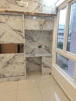 Balcony in 3 BHK Apartment at Cybercity Marina Skies, Hi Tech City – for Rent