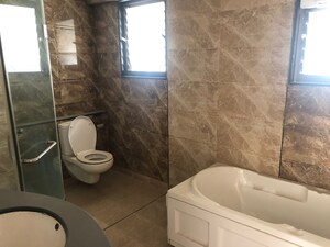 Bathroom in 5 BHK Apartment at Paranjape Blue Ridge, Hinjewadi – for Rent