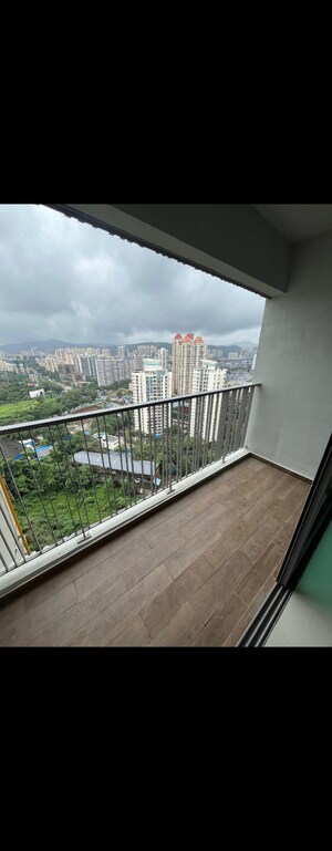 Balcony in 2 BHK Apartment at Kalpataru Immensa B, Kolshet Road – for Rent