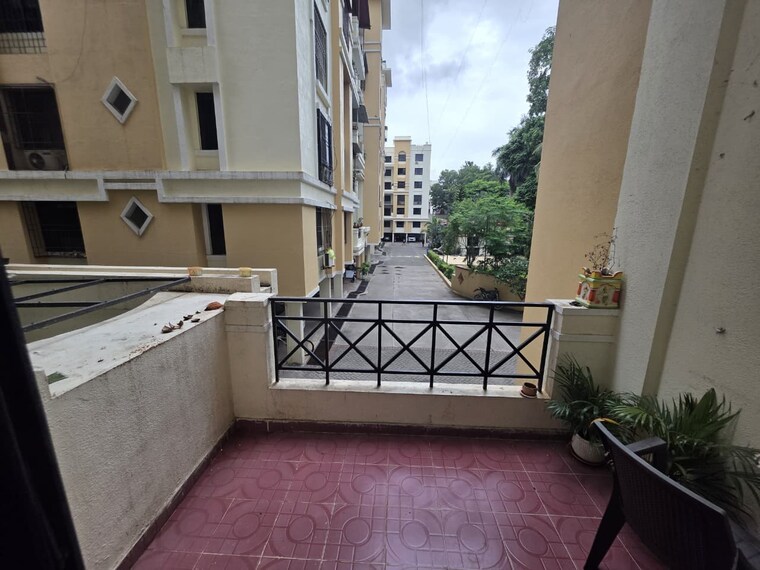 Balcony, radhai-nagari-apartments 2 Bedroom 1000 Sq.Ft. Apartment In Pimple Saudagar Pune 9449359