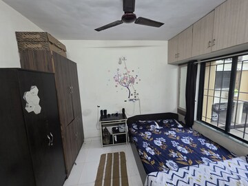 Bedroom in 2 BHK Apartment at Radhai Nagari Apartments, Pimple Saudagar – for Rent