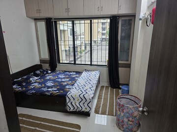 Bedroom in 2 BHK Apartment at Radhai Nagari Apartments, Pimple Saudagar – for Rent
