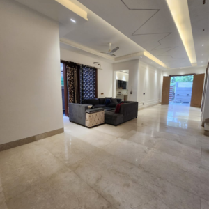 Living Room in 5 BHK Villa at Sainik Farm – for Sale