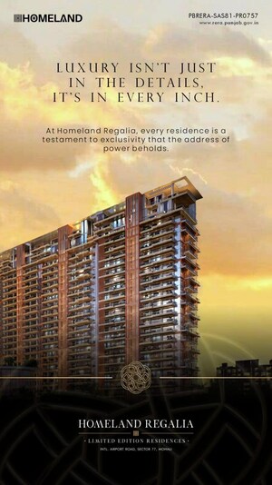 3 BHK Apartment – Exterior View View at Sector 77 - for Sale