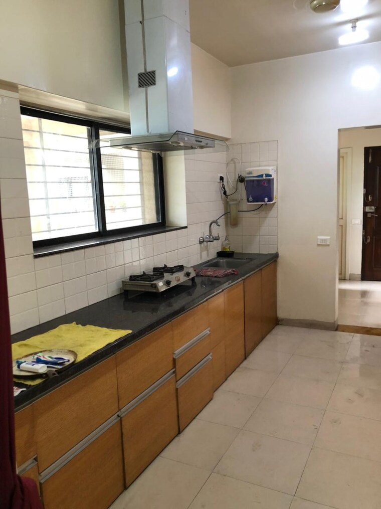 Kitchen, golden-cascade 3.5 Bedroom 2300 Sq.Ft. Apartment In Wakad Pune 9449614
