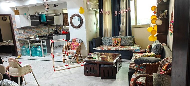 Living Room, kamp-eden-heights 3 Bedroom 2100 Sq.Ft. Apartment In Sector 22 Dwarka Delhi 9449573