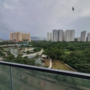 Balcony in 4 BHK Apartment at Kalpataru Immensa H, Kolshet Road – for Sale