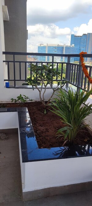 Balcony in 3 BHK Apartment at ASBL Spire, Kokapet – for Rent