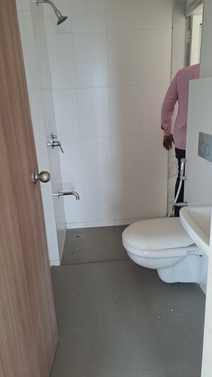 Bathroom in 2 BHK Apartment at Cosmos Jewels, Ghodbunder Road – for Sale