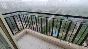 Balcony in 3.5 BHK Apartment at Amrapali Princely Estate, Sector 76 – for Rent
