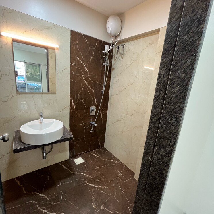 Bathroom, smgk-associate-wood 2 Bedroom 737 Sq.Ft. Apartment In Jogeshwari West Mumbai 9450515