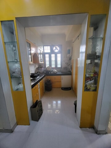 Kitchen in 3 BHK Apartment at AF Apartments, Aliganj – for Rent