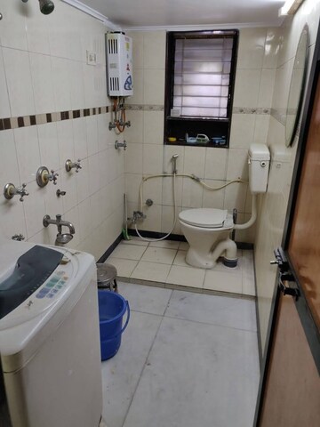 Bathroom in 2 BHK Apartment at Dev Ashoka Apartment, Vartak Nagar – for Rent