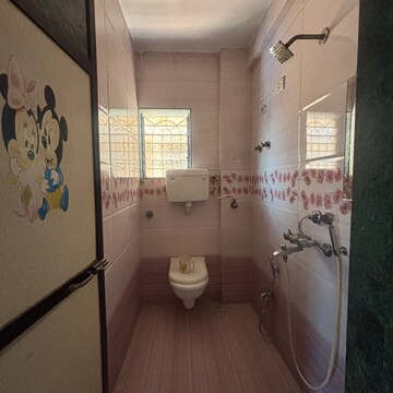 Bathroom in 2 BHK Apartment at Heramba CHS Panvel, Panvel Sector 15a – for Rent