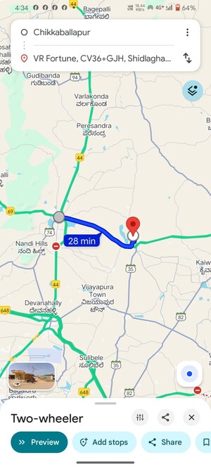  Plot – Map Location View at Chikkaballapur - for Sale