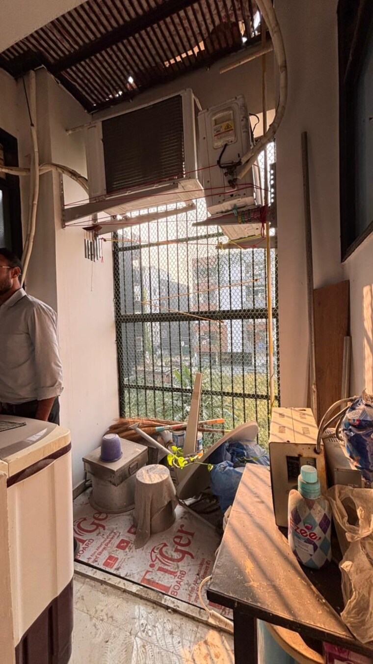 Balcony, niti khand 2 Bedroom 1000 Sq.Ft. Builder Floor In Niti Khand Ghaziabad 9450582