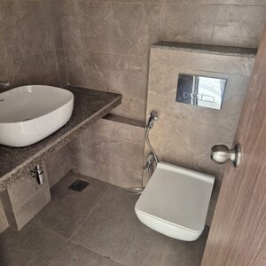 Bathroom in 2 BHK Apartment at Transcon Triumph Tower, Andheri West – for Rent