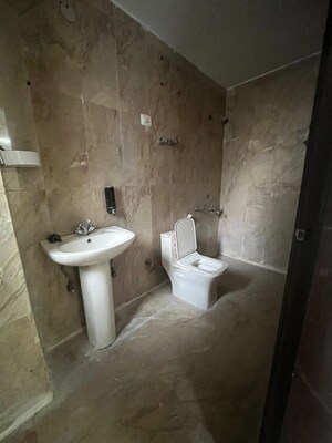 Bathroom in 2 BHK Builder Floor at Chattarpur – for Rent