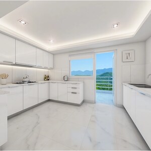 Kitchen in 3 BHK Apartment at Godrej Aria, Sector 79 – for Sale