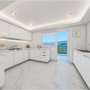 Kitchen in 3 BHK Apartment at Godrej Aria, Sector 79 – for Sale