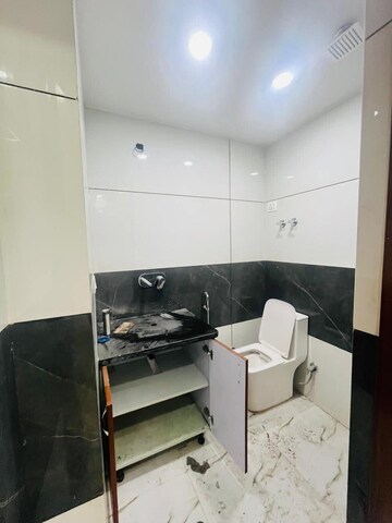 Bathroom in 1 BHK Builder Floor at Chattarpur – for Rent