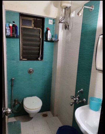 Bathroom in 1 BHK Apartment at Dev Niketan, Dahisar East – for Rent