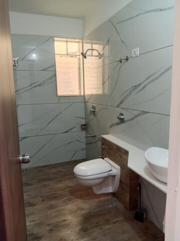 Bathroom in 3 BHK Apartment at Harni – for Rent