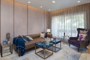 Living Room in 2 BHK Apartment at UK Luxecity, Kandivali East – for Sale