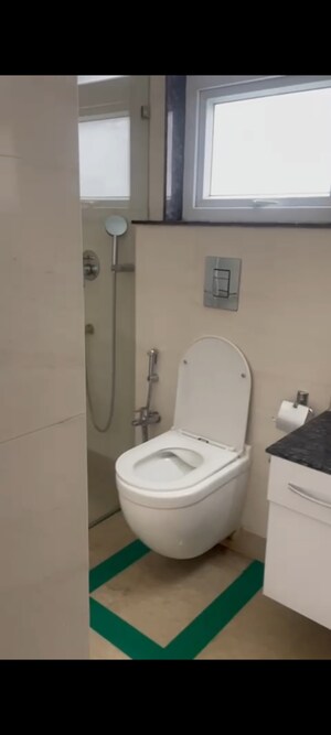 Bathroom in 3 BHK Builder Floor at Chittaranjan Park – for Rent