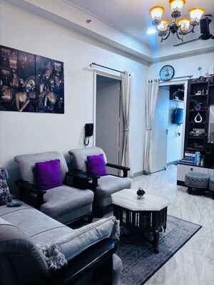 Living Room in 2 BHK Apartment at Gaur City 6th Avenue, Sector 4 Greater Noida – for Rent