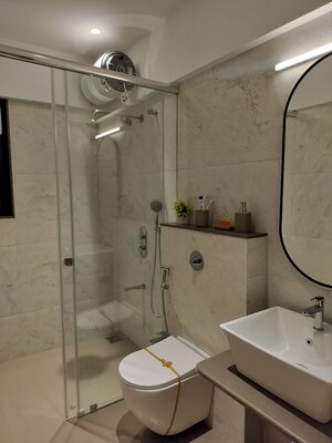 Bathroom in 3 BHK Apartment at Venkatesh Skylife, Vadgaon Budruk – for Sale