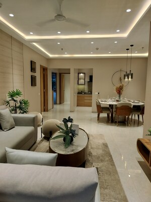 Living Room in 3 BHK Apartment at Venkatesh Skylife, Vadgaon Budruk – for Sale