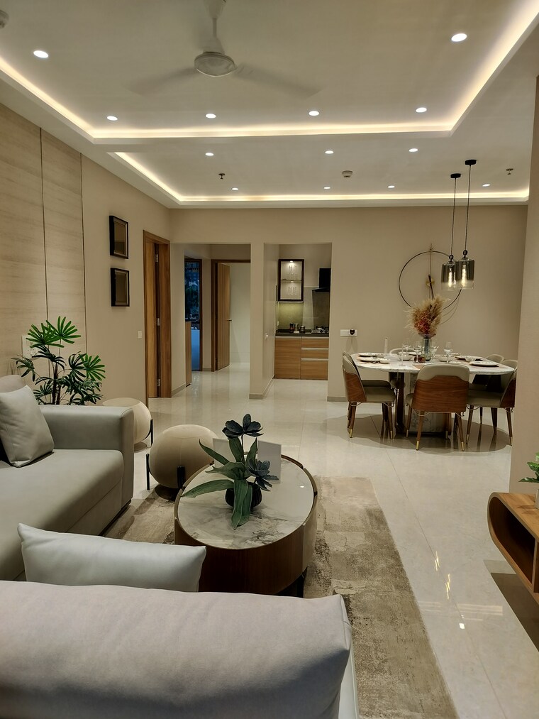 Living Room, venkatesh-skylife 3 Bedroom 1220 Sq.Ft. Apartment In Vadgaon Budruk Pune 9452327