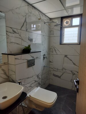 Bathroom in 3 BHK Apartment at Adiraj Apartment, Bavdhan – for Sale