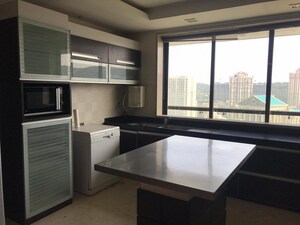 Kitchen in 3 BHK Apartment at Lake Front Solitaire, Powai – for Rent