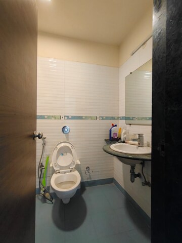 Bathroom in 3 BHK Apartment at Yarrow Apartment, Powai – for Rent