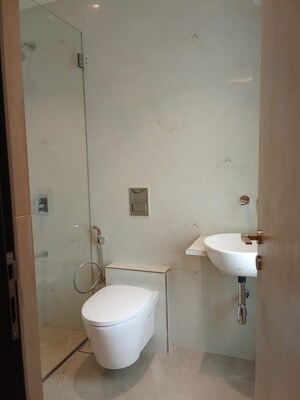 Bathroom in 3 BHK Apartment at Lashkaria Indrasukh, Andheri West – for Sale