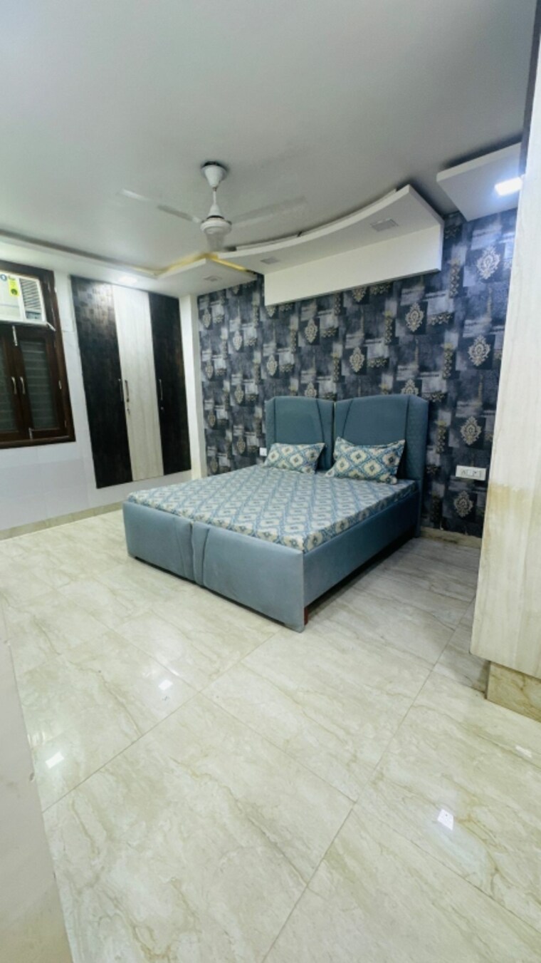 Bedroom, new rajinder nagar 3 Bedroom 1720 Sq.Ft. Builder Floor In New Rajinder Nagar Delhi 9452619