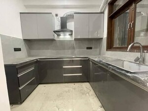 Kitchen in 3 BHK Builder Floor at Saket – for Rent