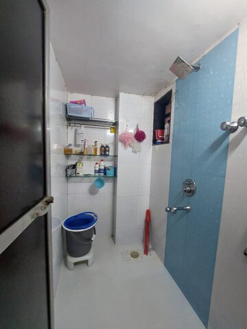 Bathroom in 1 BHK Apartment at Powai Jaltarang CHS, Powai – for Rent