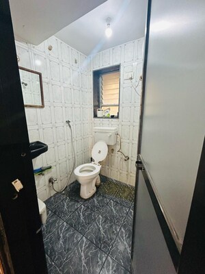 Bathroom in 2 BHK Apartment at Seawoods – for Rent