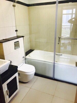 Bathroom in 3 BHK Apartment at Emaar The Palm Springs, Sector 54 – for Rent