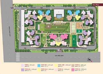 Master Plan in 2 BHK Apartment at BSB Vaibhav Heritage Height, Sector 16 Greater Noida – for Sale