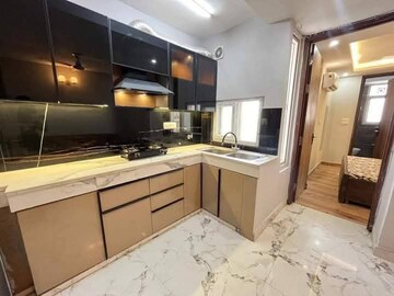 Kitchen in 3 BHK Builder Floor at Saket – for Rent