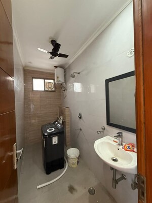 Bathroom in 3 BHK Builder Floor at Saket – for Rent